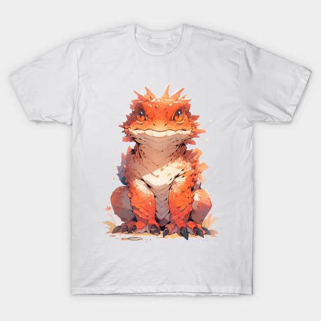 Adorable bearded dragon T-Shirt by HydraDreams